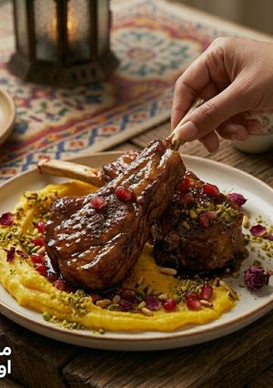 صورة لوصفة ضلوع العيد المكرملة.. سر الطعم الفاخر (بالقهوة والتمر)