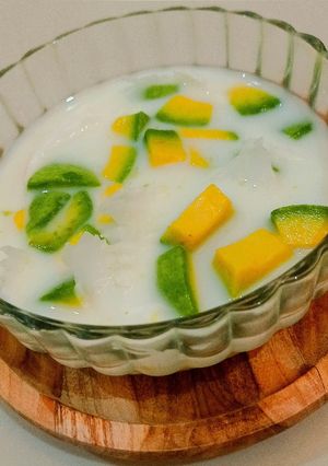 Foto resep Es Teler Alpukat Kelapa Muda