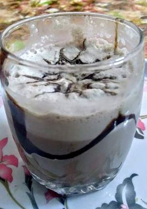 A picture of Creamy cold coffee.