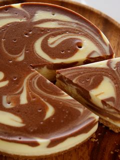 A picture of Creamy Cheesecake Recipe (Marble Cake)💝.