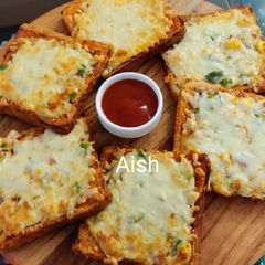 A picture of Bread pizza.