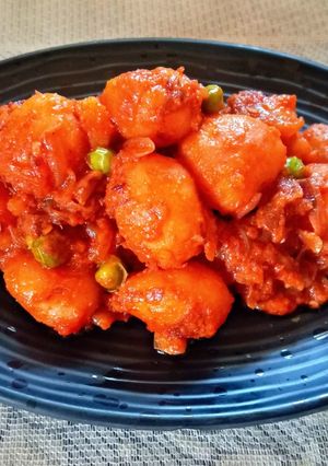 নিরামিষ আলুর দম (niramish alur dum recipe in Bengali) রেসিপির প্রধান ছবি