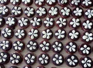 Narancsos-mandulás birsbonbon recept fotója