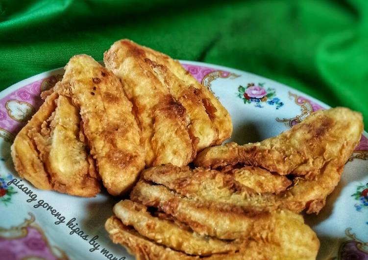 Siap Saji Pisang goreng kipas krispy Ala Rumahan