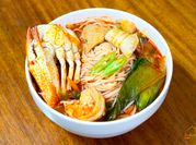 A picture of somen noodles
