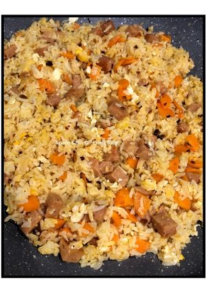 Gambar Spam Chili Oil Fried Rice