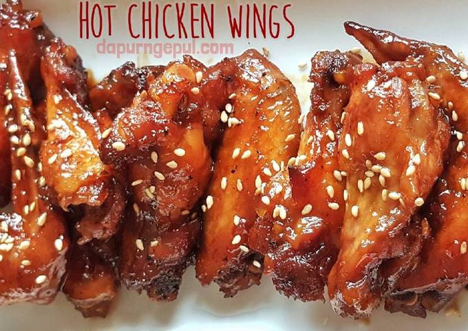 Easiest Way to Prepare Homemade Hot chicken wings