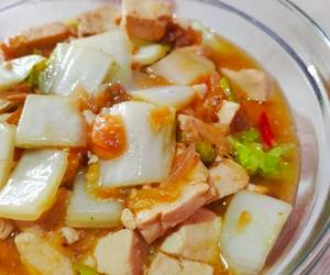 Resep mudah Oseng tahu sawi putih Paling Enak