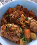 Pollo a la jardinera