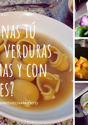 Una foto de Caldo de Aprovechamiento (con verduras pochas y peladuras)