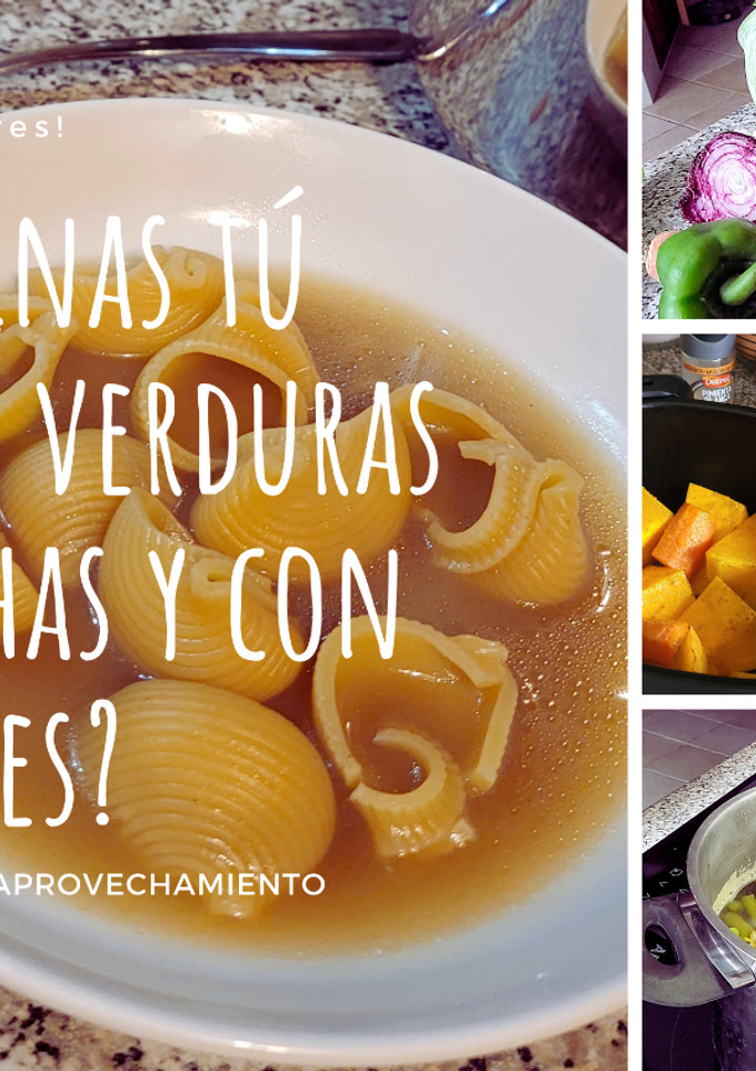 Una foto de Caldo de Aprovechamiento (con verduras pochas y peladuras)