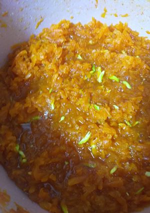 عکسی از دستور مربای هویج و پسته خوش عطر🥕🥕