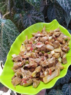Foto resep Tumis nangka cincang kacang tolo