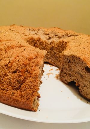 A picture of Milk tea chiffon cake.