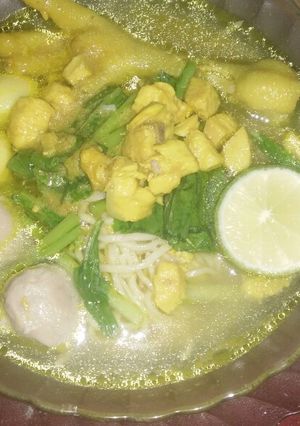 Foto resep Mie ayam pentol + telur puyuh