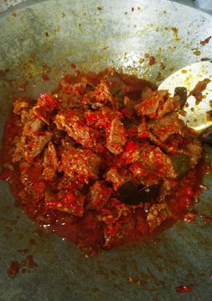 Foto resep Oseng Mercon Sapi Bolo Sego