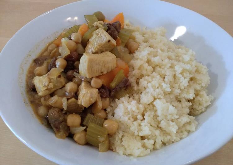 Step-by-Step Guide to Prepare Quick Couscous with Sweet Potato and Raisen Sauce