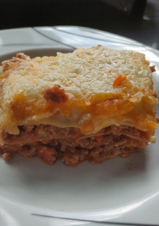 Una foto de Lasaña de carne