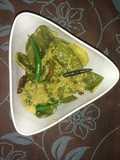 Flat beans Poppy seed curry (sheem posto)