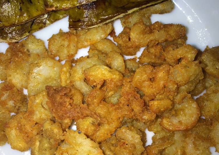 Resep Udang goreng tepung sederhana Anti Gagal