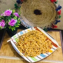 Vegetables noodles A picture of Vegetables noodles.