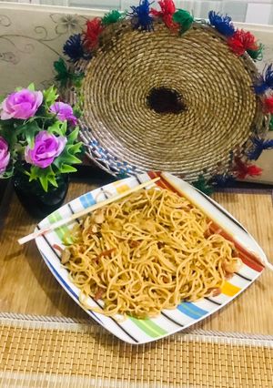 A picture of Vegetables noodles.