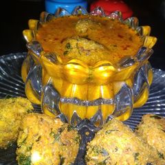 A picture of Nariyal kofta.