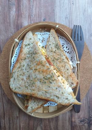 Foto resep Sandwich Protein