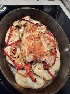 Una foto de Corvina al horno para 2