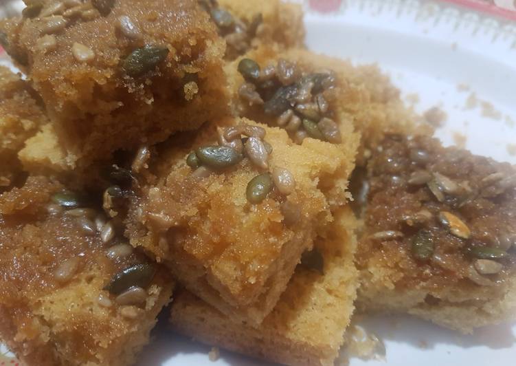 Recipe of Mixed Seeds dessert slices in 31 Minutes for Beginners