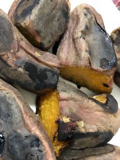 صورة لوصفة بطاطا مشوية على البوتوجاز😋🍠🍠🍠