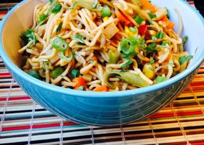 How to Make Favorite Vegetable Lo mein