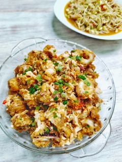Foto resep Cumi saus telur asin