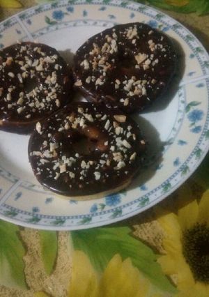 Une photo de Pomme au chocolat et cacahuètes