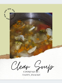 Foto resep Clear soup homemade