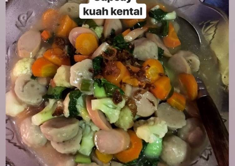 Resep Capcay Kuah Kental Lezat