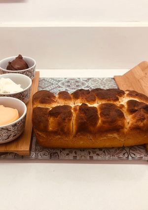 Una foto de Brioche pan de molde