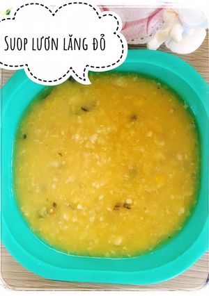 Hình của món Soup lươn lăng đỏ.