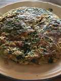 Tortilla de achicorias