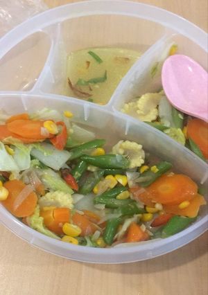 Foto resep Tumis sayur sehat/diet