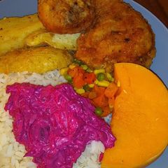 A picture of Oven roast wedges.
