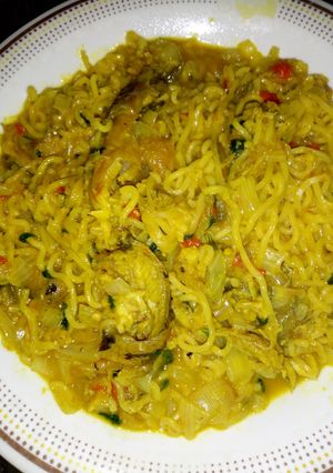 Indomie noodles ainihin hoton girkin