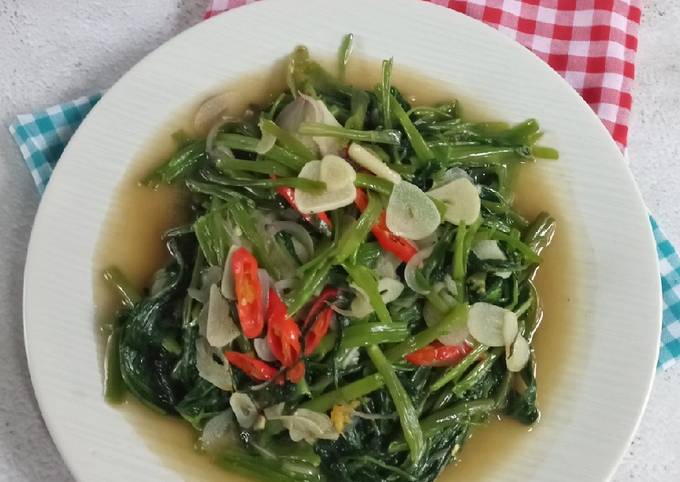 Resep Kangkung Saus Tiram Oleh Yulionet Cookpad