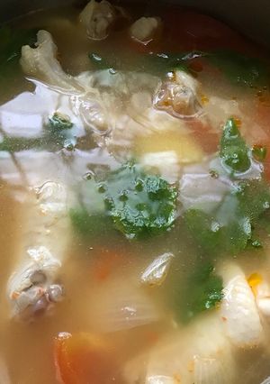 รูปของ ซุปไก่ใส่มันฝรั่ง