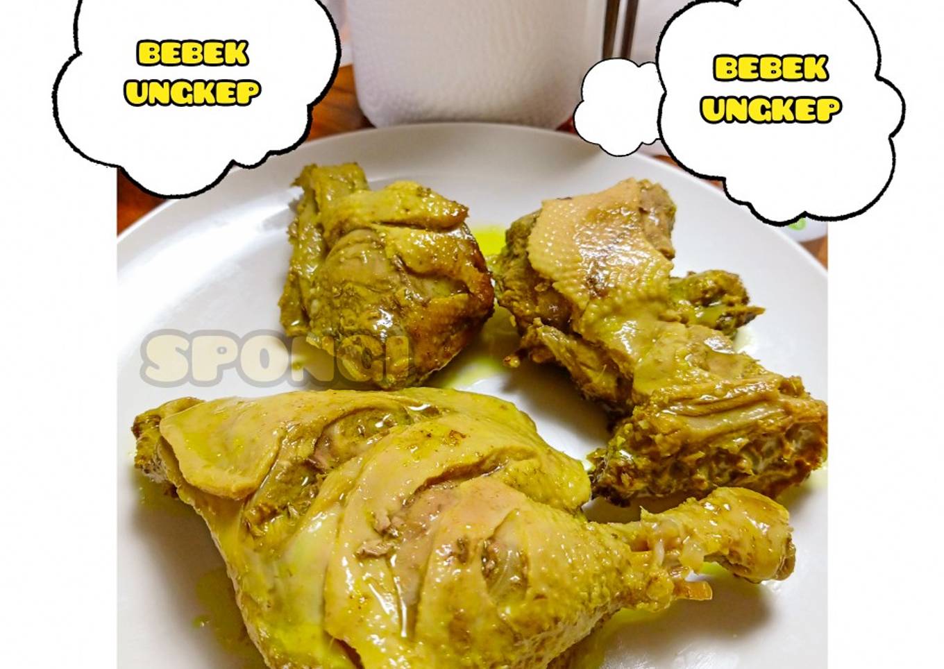 Bebek Ungkep untuk goreng atau bakar