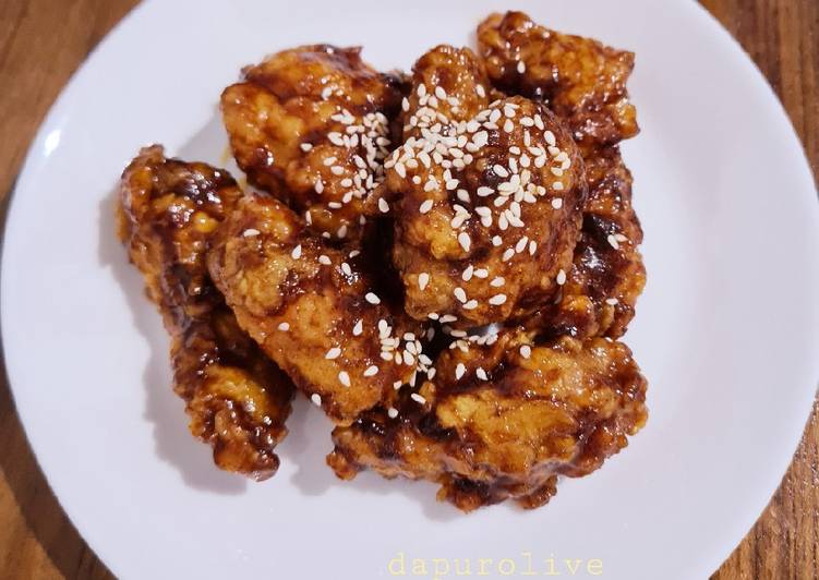 Ayam Goreng Madu ala Korea (bonch*n, kyoc*n)