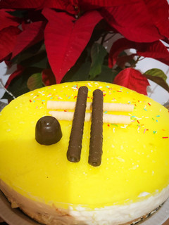 Una foto de Tarta de limón y galleta (versión más ligerita)