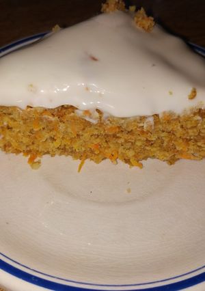 Una foto de Carrot cake sin azúcar.🥕🥕
