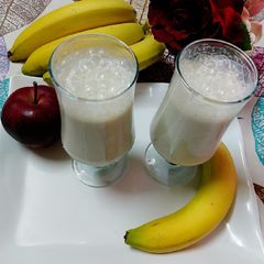 Banana🍌 n Apple🍎 MilkShake A picture of Banana🍌 n Apple🍎 MilkShake.