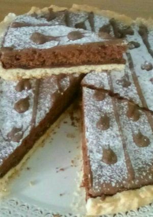 Foto di Torta farcita con cioccolato e nutella
